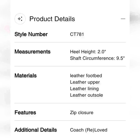 Coach Restored Cut Out Western Creeper Bootie size 5.5B color blk - Picture 16 of 16